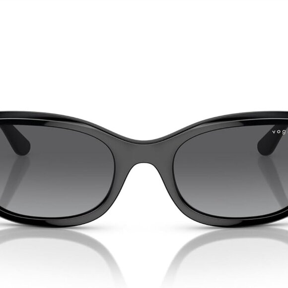 Women's Black Rectangular Sunglasses Polarized Full Rim Stylish Face Shape